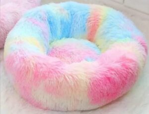 Camas para Mascotas Anti-estrés Peluditas 80 Multicolor