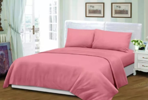 Juego de sábanas Rosado