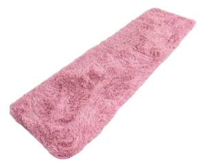 Alfombra Peludas Livianas Pasilleras 55x200 cm Rosado
