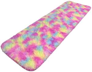 Alfombra Peludas Livianas Pasilleras 55x200 cm Multicolor