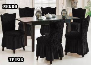 Pack de 6 Fundas Cubre Sillas Comedor Texturizadas Turcas Diseño 5