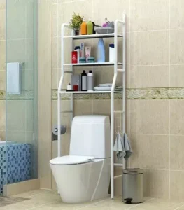 Portátil Estante Mueble Organizador de Baño 3 Niveles Repisa - imagen 3