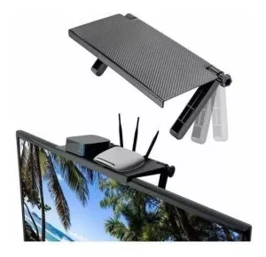 Base Estante para TV Smart TV Soporte Televisor Organizador Negro
