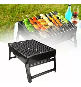 Parrillera Asador de Carbón Plegable Mini Portátil Aire Libre