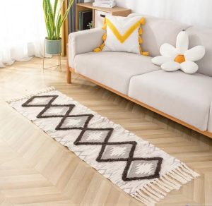 Alfombra Pasillera Estilo étnico Medidas 60x210 cm Diseño 6