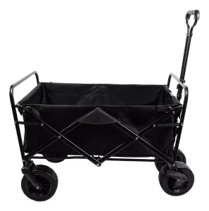 Carro de 4 Ruedas Plegable para Compras y Camping Soporta hasta 100 kg - imagen 2