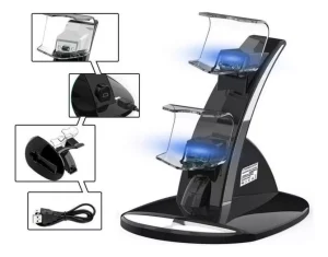 Cargador Dual para Control Ps4 Lehuai - imagen 2