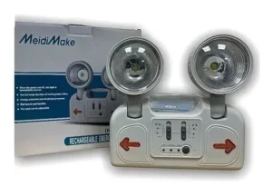 Lámpara de Emergencia de Dos Faros Luz LED Recargable - imagen 2