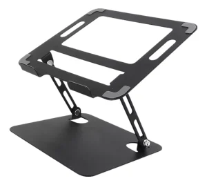 Soporte Base Aluminio para Notebook Macbook Giro 360 Color Plateado