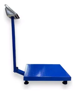 Pesa Báscula Digital Balanza Plegable Recargable Color Azul
