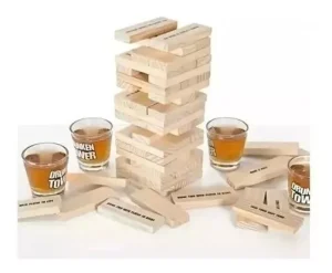 Juego de Mesa Tragos Shots en Inglés Drunken + 4 Vasos - imagen 3