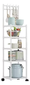 Estante Organizador de Baño Cocina Sala Multifuncional Color Blanco