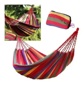Hamaca Camping o Jardín 150x200 cm Multicolor