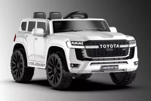 Carro a Batería para Niño Blanco Toyota