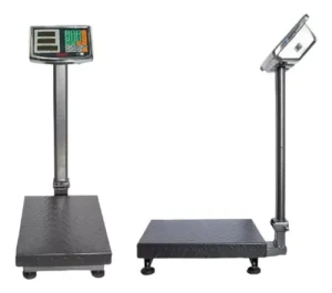Pesa Báscula Digital Balanza Plegable Recargable Color Gris
