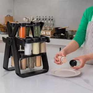 Especiero Giratorio Cocina 18 Frascos Rotativo Práctico - imagen 3