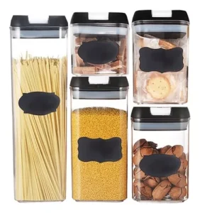 Pack 5 Envases Recipientes Herméticos Especieros Cocina