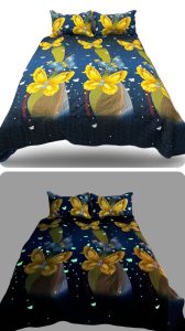 Cobertor Quilt Luminosos de Verano 2 Plazas Diseño 10