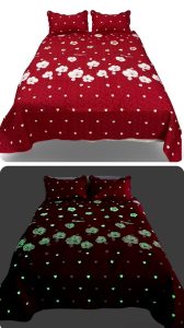 Cobertor Quilt Luminosos de Verano 2 Plazas Diseño 9