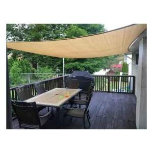 Toldo Vela Sombreadora Rectangualar Medidas 4x6 Beige - imagen 3