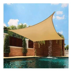 Toldo Vela Sombreadora Rectangualar Medidas 4x6 Beige - imagen 4
