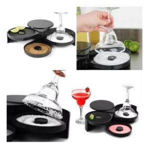 Escarchador de Bar para Vasos y Copas 3 Bandejas Giratorias - imagen 5