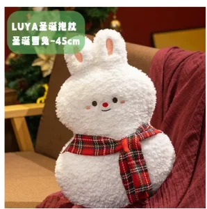 Cojín Navideño Decorativo Conejito 45 cm