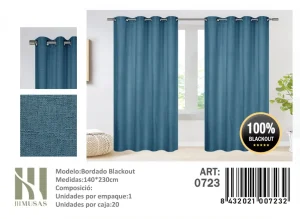 Cortinas blackout pack 2 Panos 140x230 - Angeles del Hogar Chile