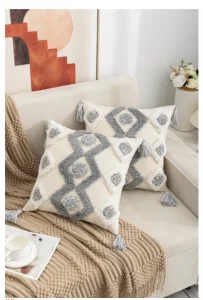 Piecera Nórdica Boho + 2 Fundas de Cojín 2Plaza/King - imagen 4
