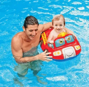 Flotador Inflable Ninos Para Piscina Bombero Bebes - Angeles del Hogar Chile