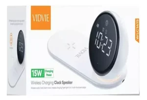 Despertador Digital Parlante BT y Cargador Inalámbrico - imagen 2