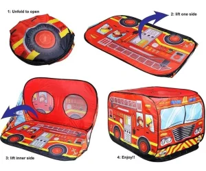 Carpa Infantil De Camion De Bomberos - Angeles del Hogar Chile