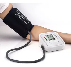 Medidor de Presión Arterial en Casa Tensiómetro Toma Digita Blanco - imagen 2