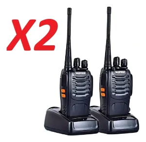Pack 2 Radio Transmisor Walkie Talkie Baofeng BF-888S 100V/240V - imagen 4