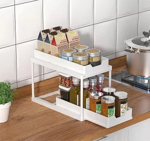 Estante Condimentero para Cocina Multifuncional Color blanco