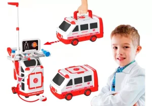 Ambulancia Médico Doctor Juguete Emergencia Luz Sonido Niños