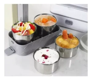 Lonchera Eléctrica Porta Comida Cocina a Vapor Calentador - imagen 4