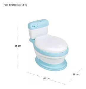Baño Pelela Bacinica Niño y Niña Urinario Portátil Azul Diseño 1 - imagen 3