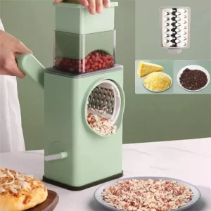 Picador Cortador de Verduras Frutas Rayador Alimentos 3en1 - imagen 5