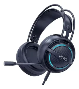 Audífonos Marca Vidvie Bbh2110 con Cable Interfaz3,5 mm+usb Negro
