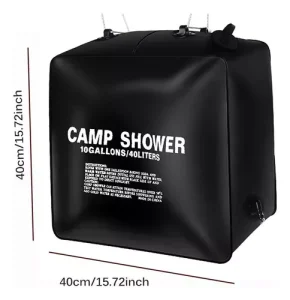 Ducha Solar 40 Litros de Camping Bolsa de Agua con Ducha - imagen 2