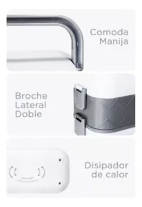 Lonchera Eléctrica Porta Comida Cocina a Vapor Calentador - imagen 3
