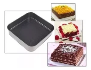 Set 3 Moldes Repostera Queque Tortas Antiadherente - imagen 4