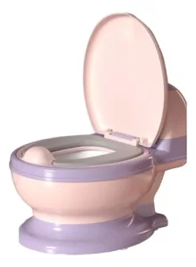 Inodoro Infantil con Coj?n Suave 100% Cómodo Color Rosa