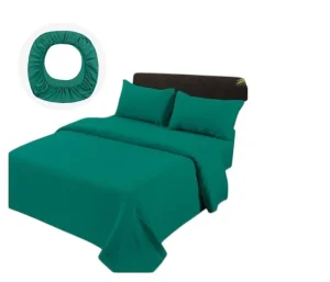 Set de Sábanas + Funda de Almohada Color Verde