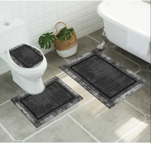 Set alfombras de Baño con diseños 3 piezas Diseño 2 - imagen 2