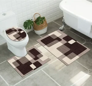 Set alfombras de Baño con diseños 3 piezas Diseño 3 - imagen 2