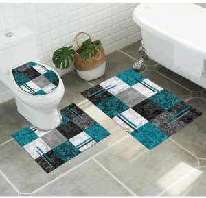 Set alfombras de Baño con diseños 3 piezas Diseño 5 - imagen 2