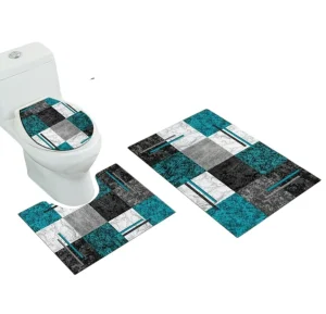 Set alfombras de Baño con diseños 3 piezas Diseño 5