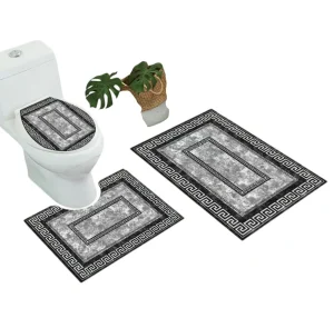 Set alfombras de Baño con diseños 3 piezas Diseño 6